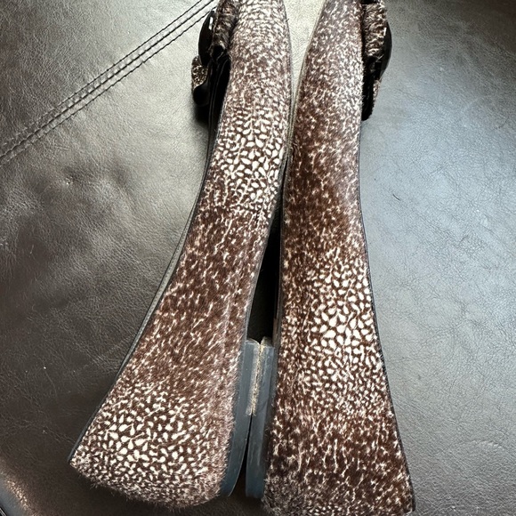 Stuart Weitzman Fur Flats - Picture 4 of 5